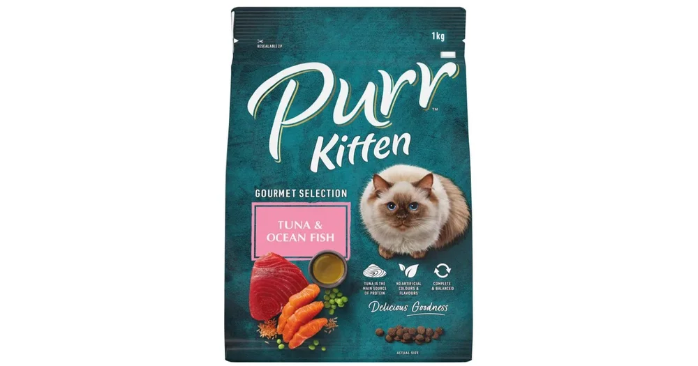 Purr Kitten Tuna & Ocean Fish Dry Cat Food