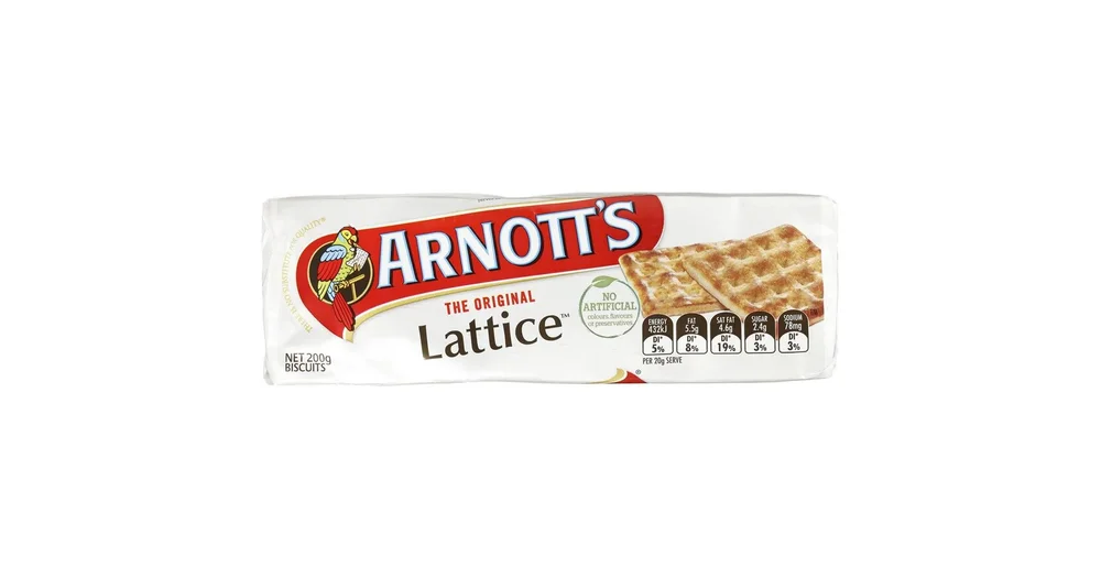 Arnott's Plain Lattice reviews
