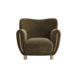 Valencia Emerald Velvet Accent Chair