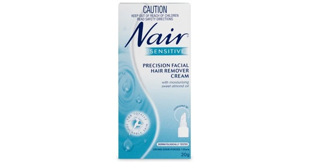 Nair Sensitive Precision Facial Hair Remover Cream Productreview