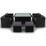 Euro 9pc PE Wicker