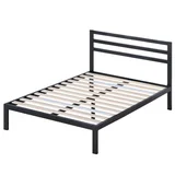 Zinus Mia Black Metal Bed Frame Double AU-ASMPH-15D