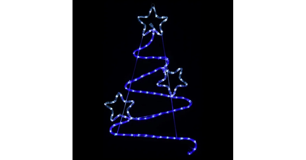 Christmas Warehouse 85cm Blue & Cool White LED Christmas Tree with