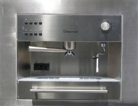 Kleenmaid built store in coffee machine