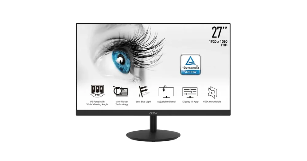 MSI PRO MP271 Series モニター PRO MP271 | The Most Efficient & Professional Eye Care