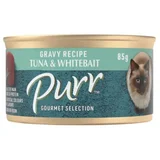 Purr Tuna with Whitebait in Gravy Cat Food