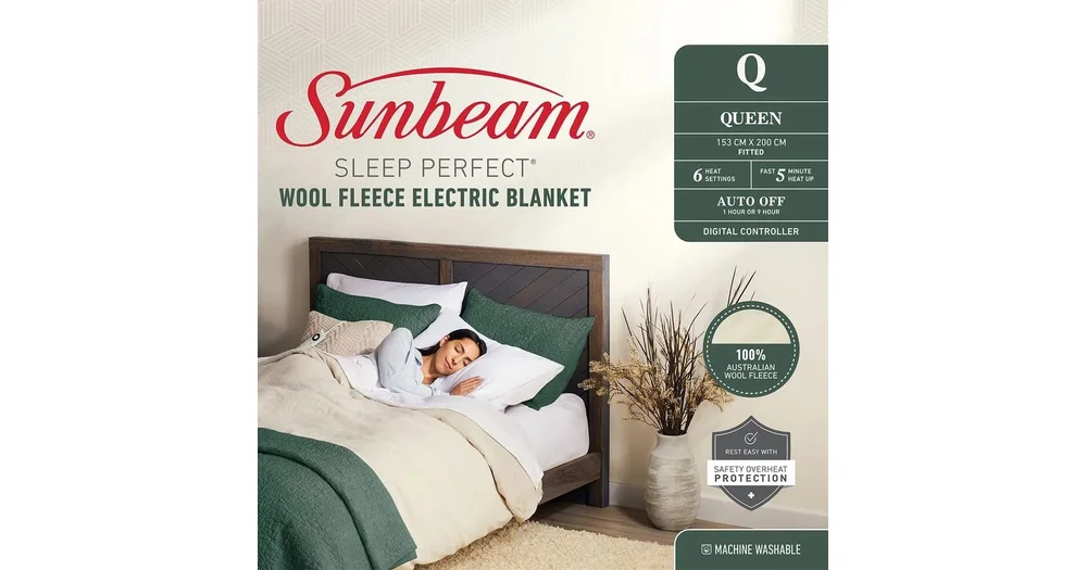 Sunbeam Sleep Perfect Wool Fleece Queen (BLW5651) reviews