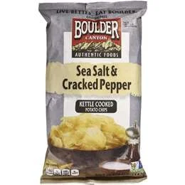 Boulder Canyon Sea Salt & Cracked Pepper Potato Chips reviews