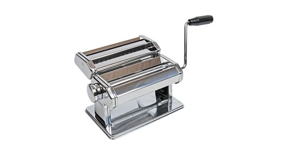 Machine à Pâtes Jamie Oliver Rouge Inox, Manuelle, Avec Accessoires Et Notice, Jamais Utilisée
