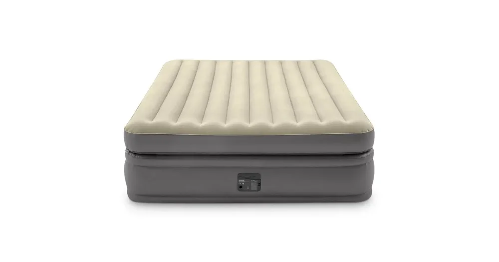 Intex Queen Size Airbed FiberTech Ultra Comfort Builtin Electric Pump