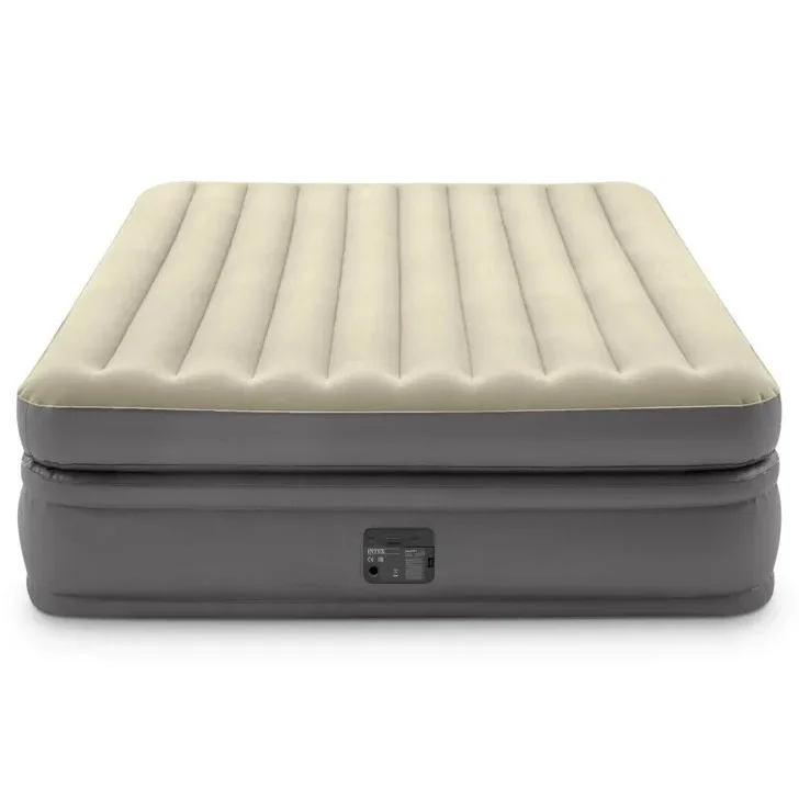 Intex Queen Size Airbed FiberTech Ultra Comfort Builtin Electric Pump