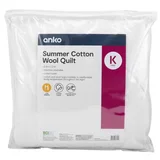 Kmart Anko Summer Cotton Wool Quilt (King Size)
