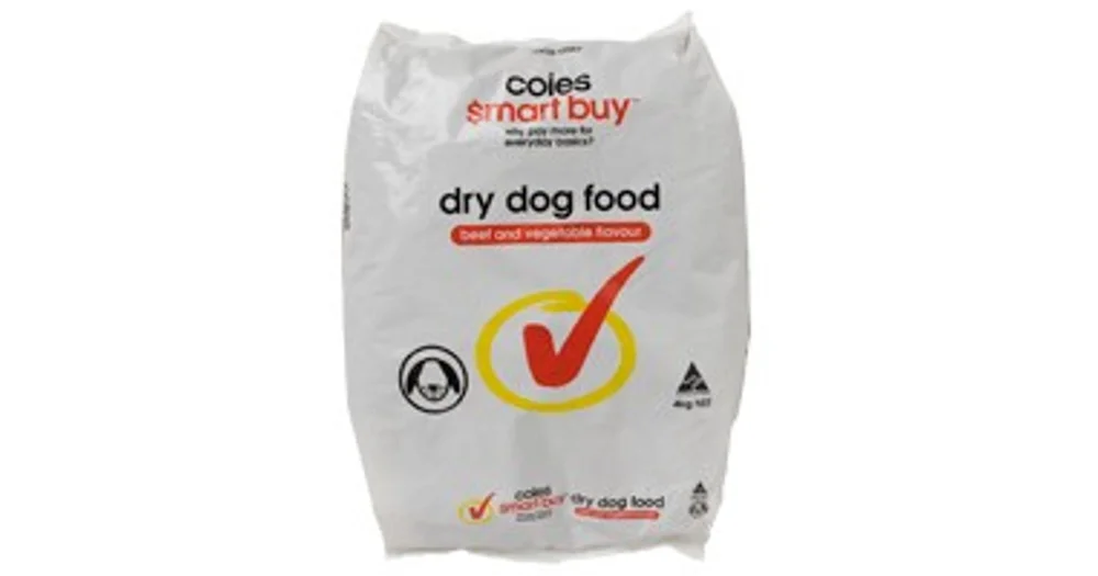 Dog dry food sales coles