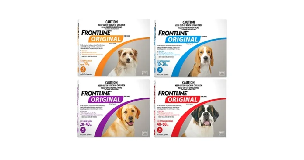 Frontline original for outlet dogs