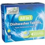 Woolworths Select Dishwasher Tablets All In 1