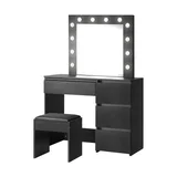 Oikiture Dressing Table Stool Set