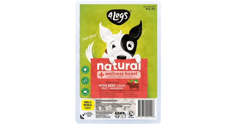 4legs natural deals dog food