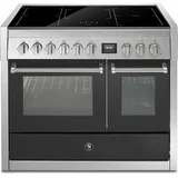 Steel Genesi 100cm Upright Induction Cooker with Combi-Steam & Auxiliary Oven GQ10SF-5FI