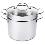 ALDI Crofton Stainless Steel Stockpot with Pasta Insert
