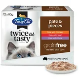 Fussy Cat Wet Cat Food Pate & Pieces