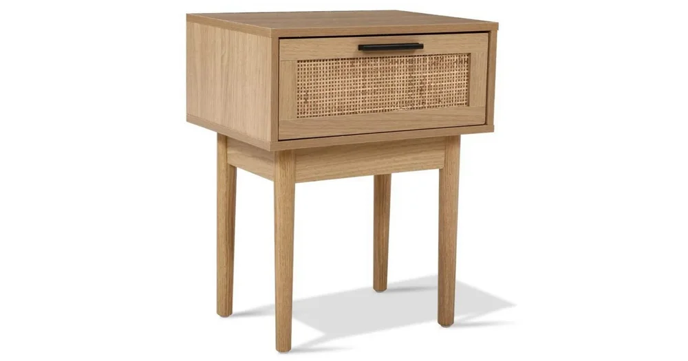 Rattan Bedside Table