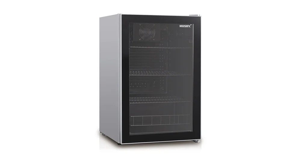 Husky 130L Single Glass Door Bar Fridge reviews