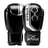 Sting Black & Silver Armalite Boxing Gloves