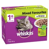 Whiskas 1+ Years Mixed Favourites In Gravy Wet Cat Food