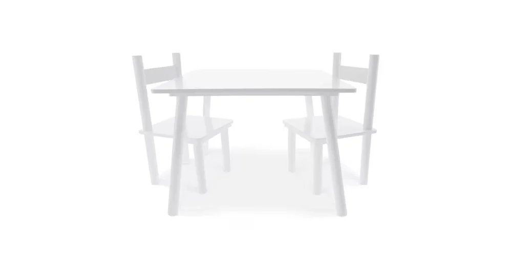 Kmart 3 Piece Table And Chair Set - White Reviews 