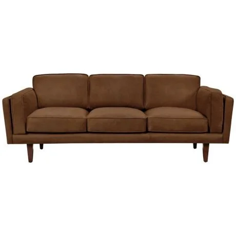 Freedom furniture leather deals sofa