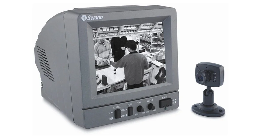 swann security camera with monitor