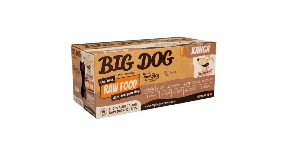 Big Dog Kangaroo Low Allergy Raw Dog Food Questions