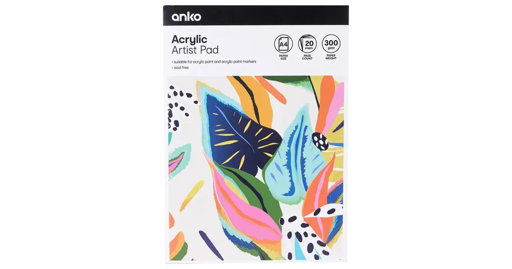 Kmart Anko Acrylic Artist Pad reviews