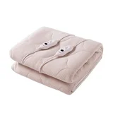 Dreamaker Infused Quilted Top Electric Blanket Rose Copper