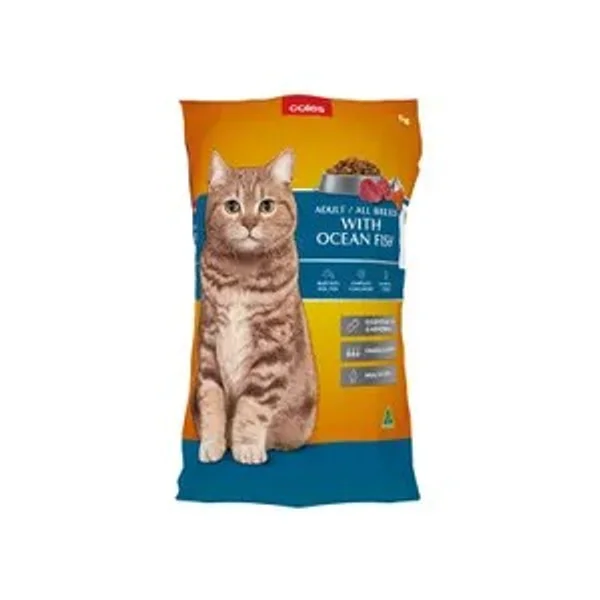 Coles Ocean Fish Flavour Dry Adult Cat Food reviews ProductReview