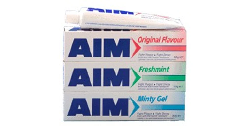 Aim toothpaste deals