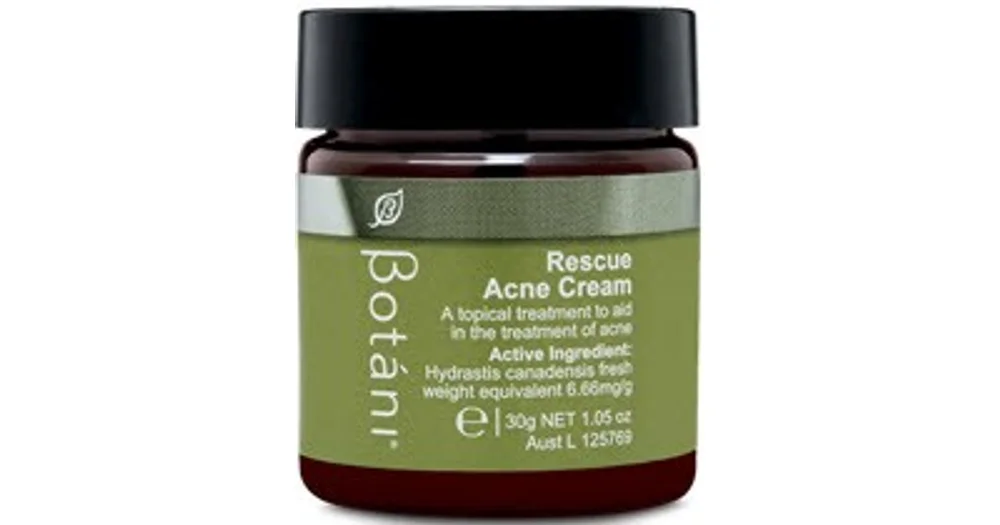 Botani rescue deals acne cream