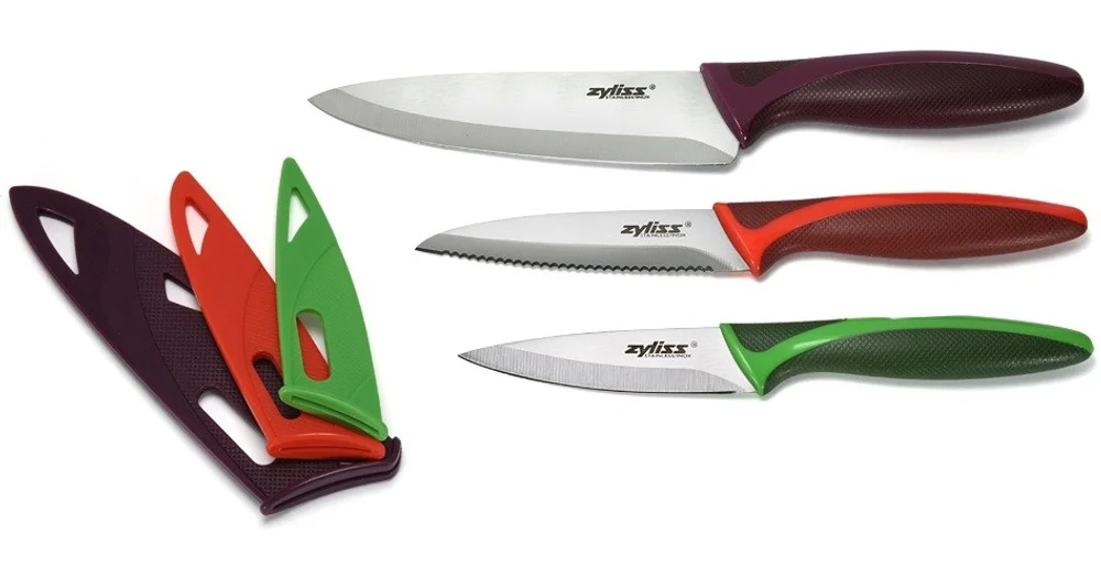 Zyliss 3pc Knife Set with Safety Covers reviews