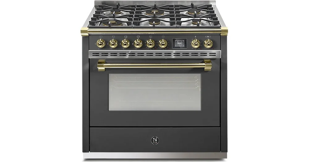 Steel Ascot 90cm Upright Cooker with CombiSteam Oven AQ9S reviews