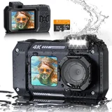 K&F Concept 4K 48MP Waterproof Digital Camera
