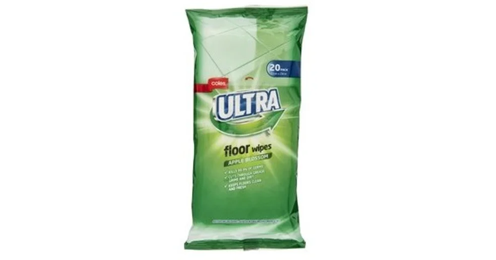 Coles Ultra Floor Wipes