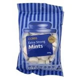 Coles Extra Strong Mints