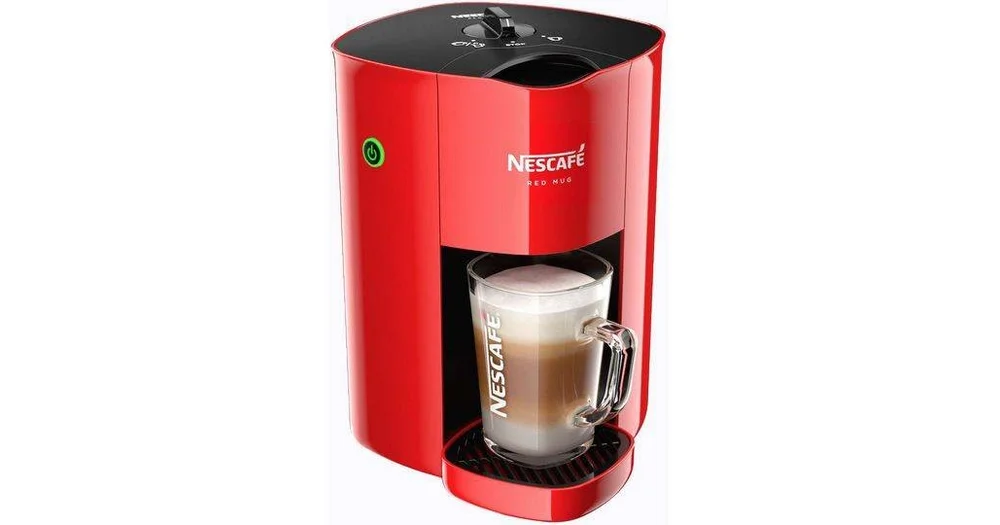 Nescafe red shop cup machine