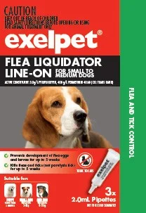 Exelpet flea treatment for sales dogs