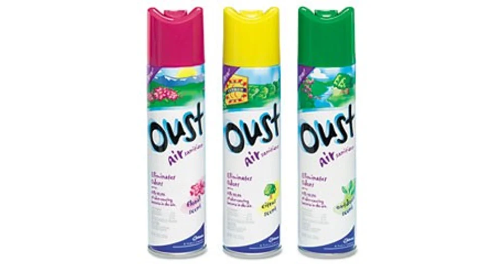 Oust air clearance freshener