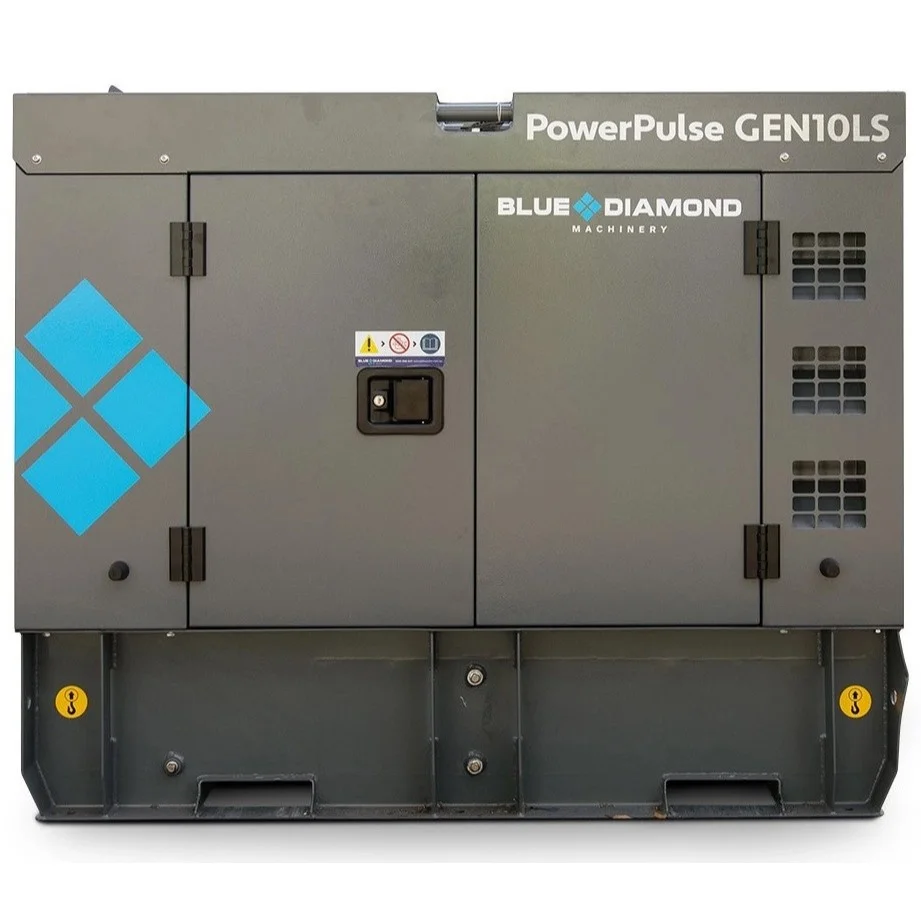 Blue Diamond Machinery PowerPulse GEN10LS 10 KVA Diesel Generator 240V ...