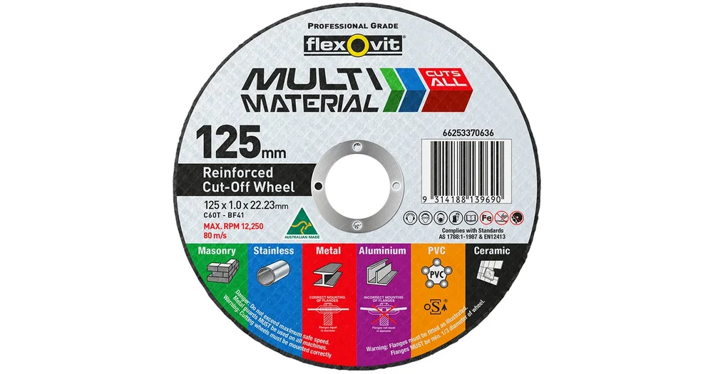 FlexOvit Multi Material Reinforced Cut Off Wheel reviews