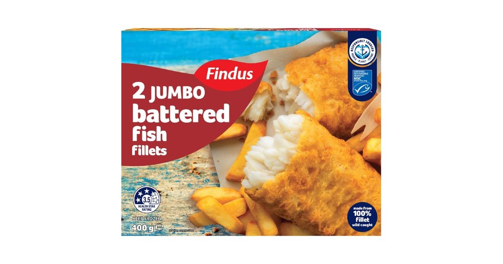 Findus 2 Jumbo Battered Fish Fillets reviews | ProductReview.com.au