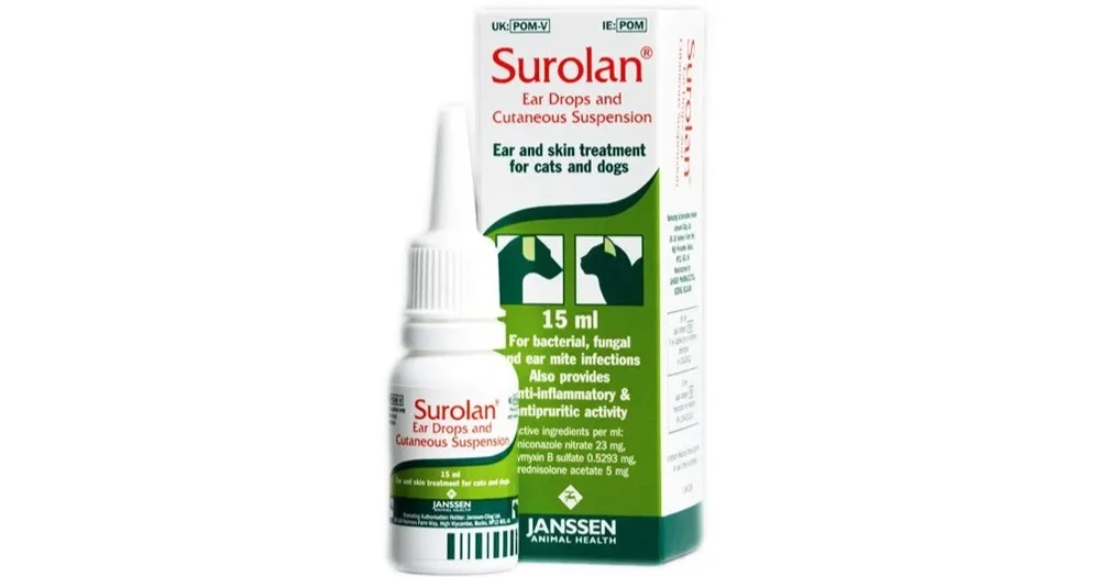 Surolan Ear Drops and Cutaneous Suspension reviews