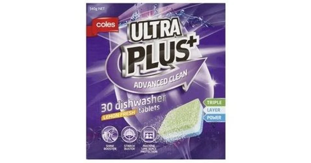 Coles Ultra Plus Advanced Dishwasher Tablets reviews